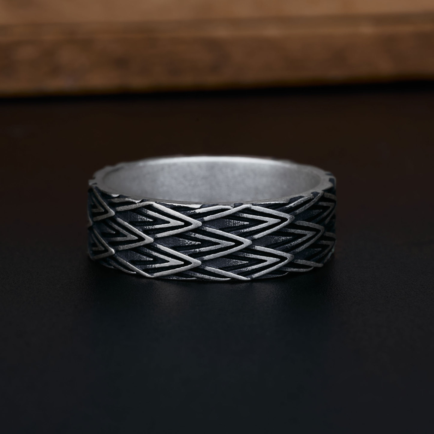 Scale Sterling Silver Ring