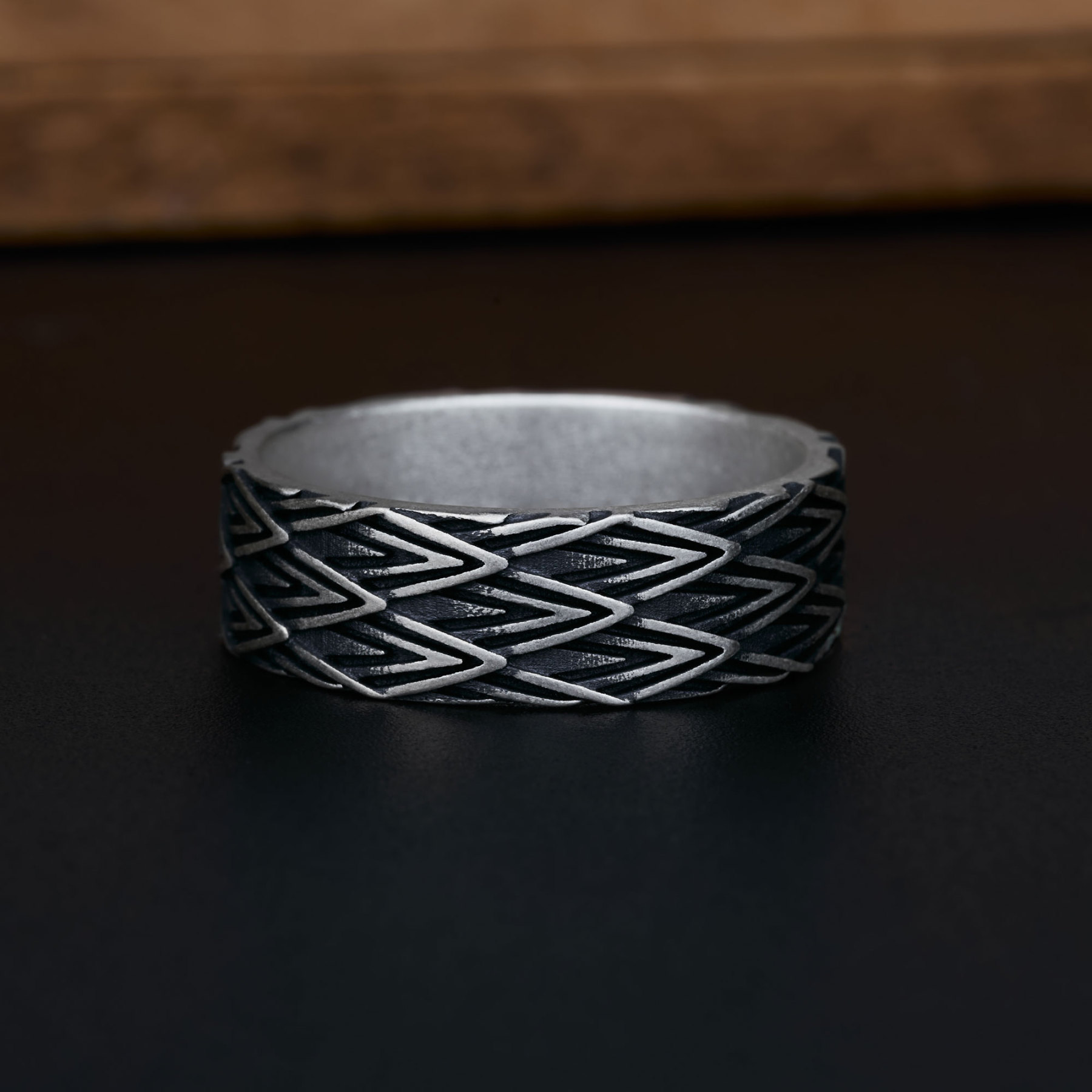 Scale Sterling Silver Ring