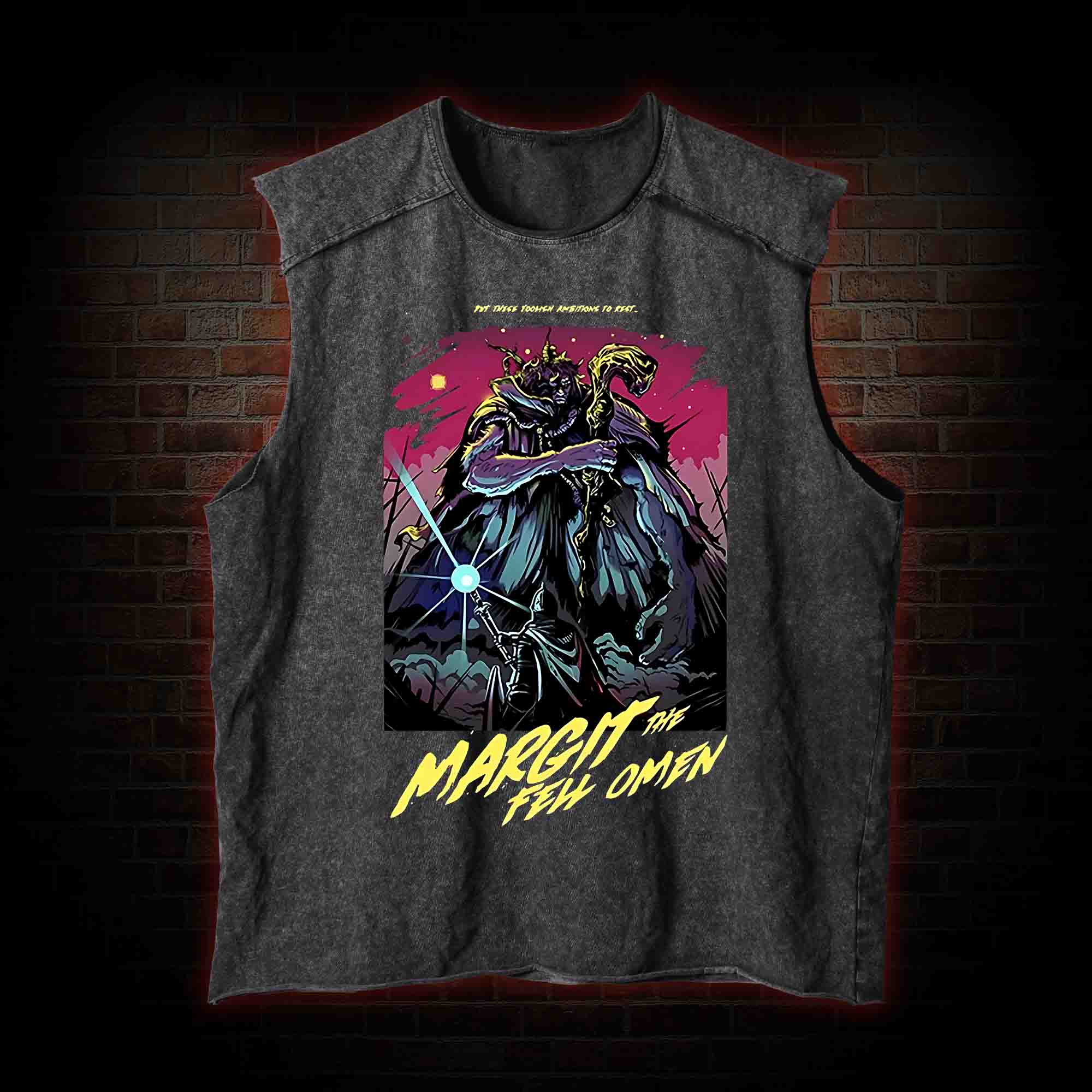 Put These Foolish Ambitions to Rest Vintage Washed Tank Top