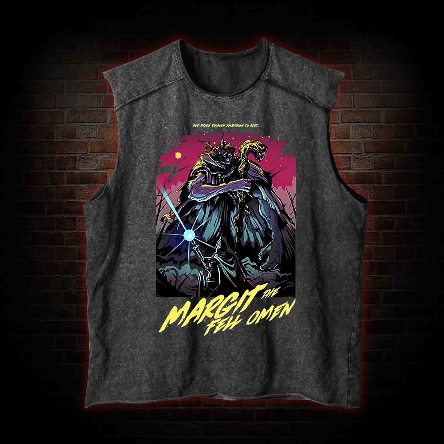 Put These Foolish Ambitions to Rest Vintage Washed Tank Top