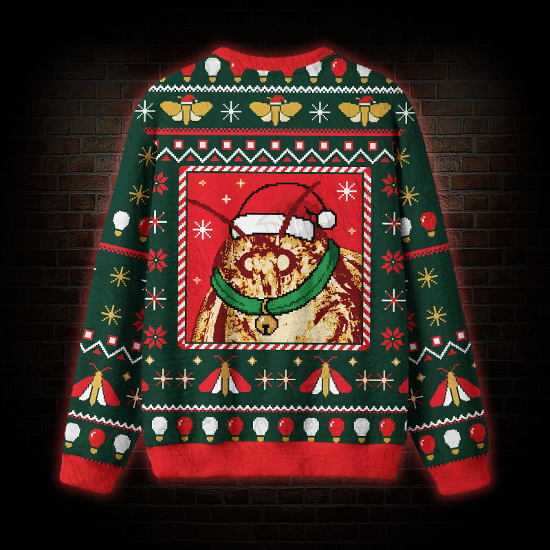 Mothman Xmas Ugly Sweatshirts