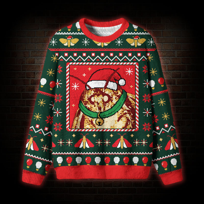 Mothman Xmas Ugly Sweatshirts