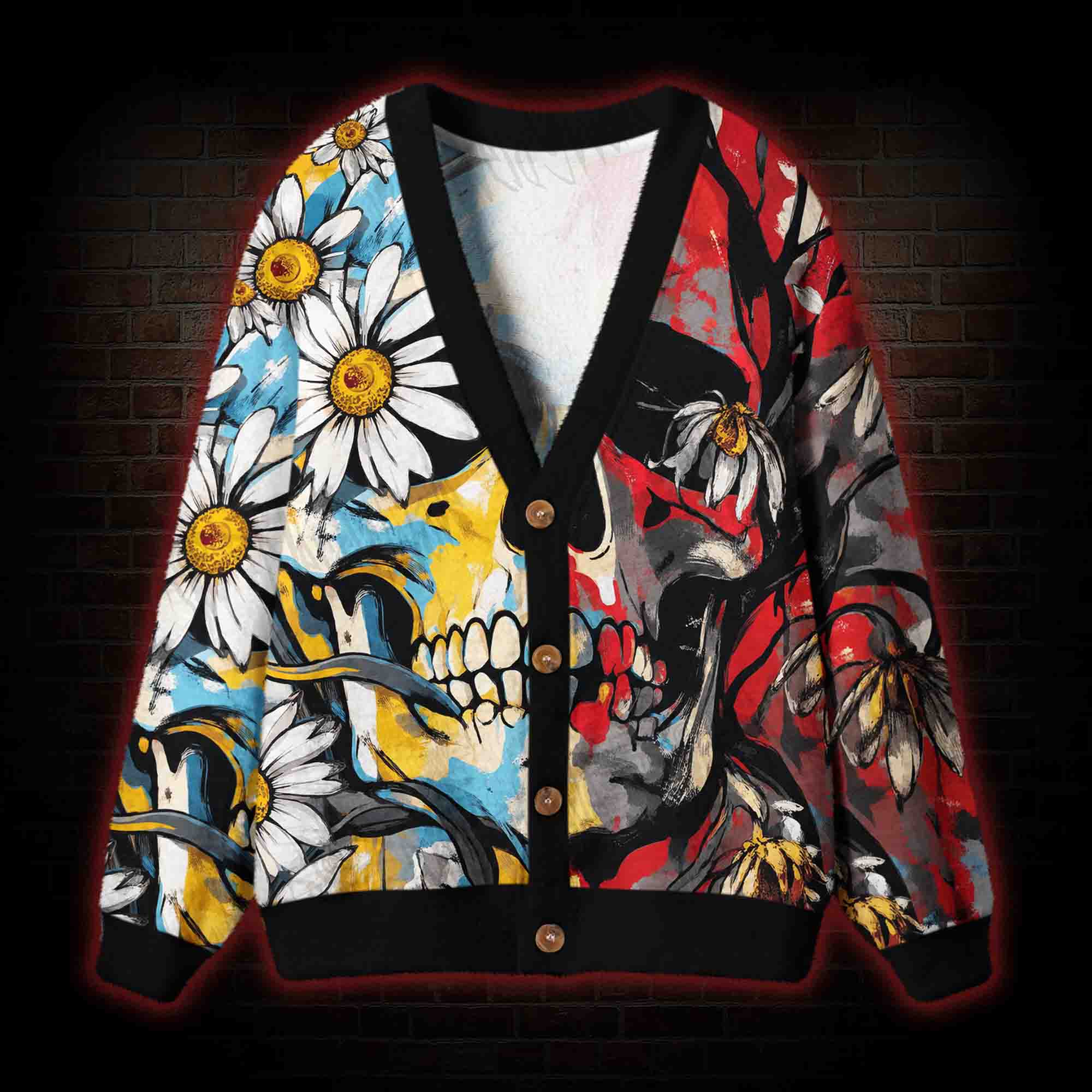 Memento Mori Cardigan Sweater