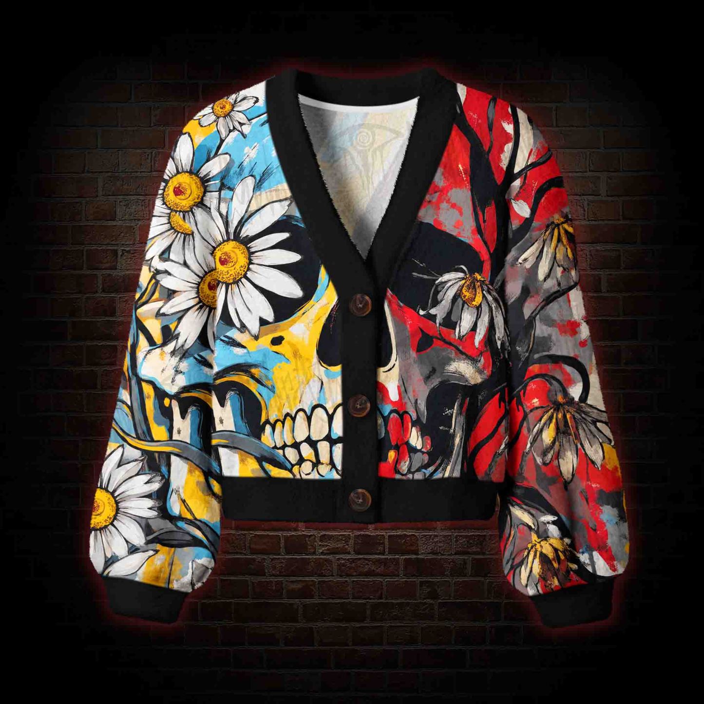 Memento Mori Women's Cardigan Sweater