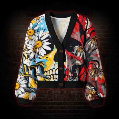 Memento Mori Women's Cardigan Sweater