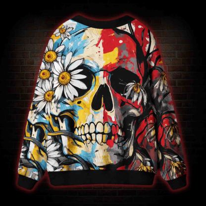Memento Mori Cardigan Sweater