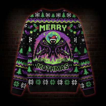 Merry Mothmas Christmas Ugly Sweatshirts