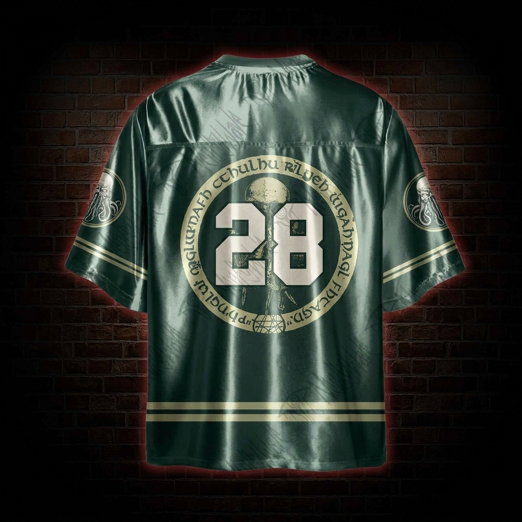 Cthulhu Vintage Shiny Oversized Jersey