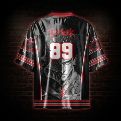 Black Swordsman Shiny Oversized Jersey