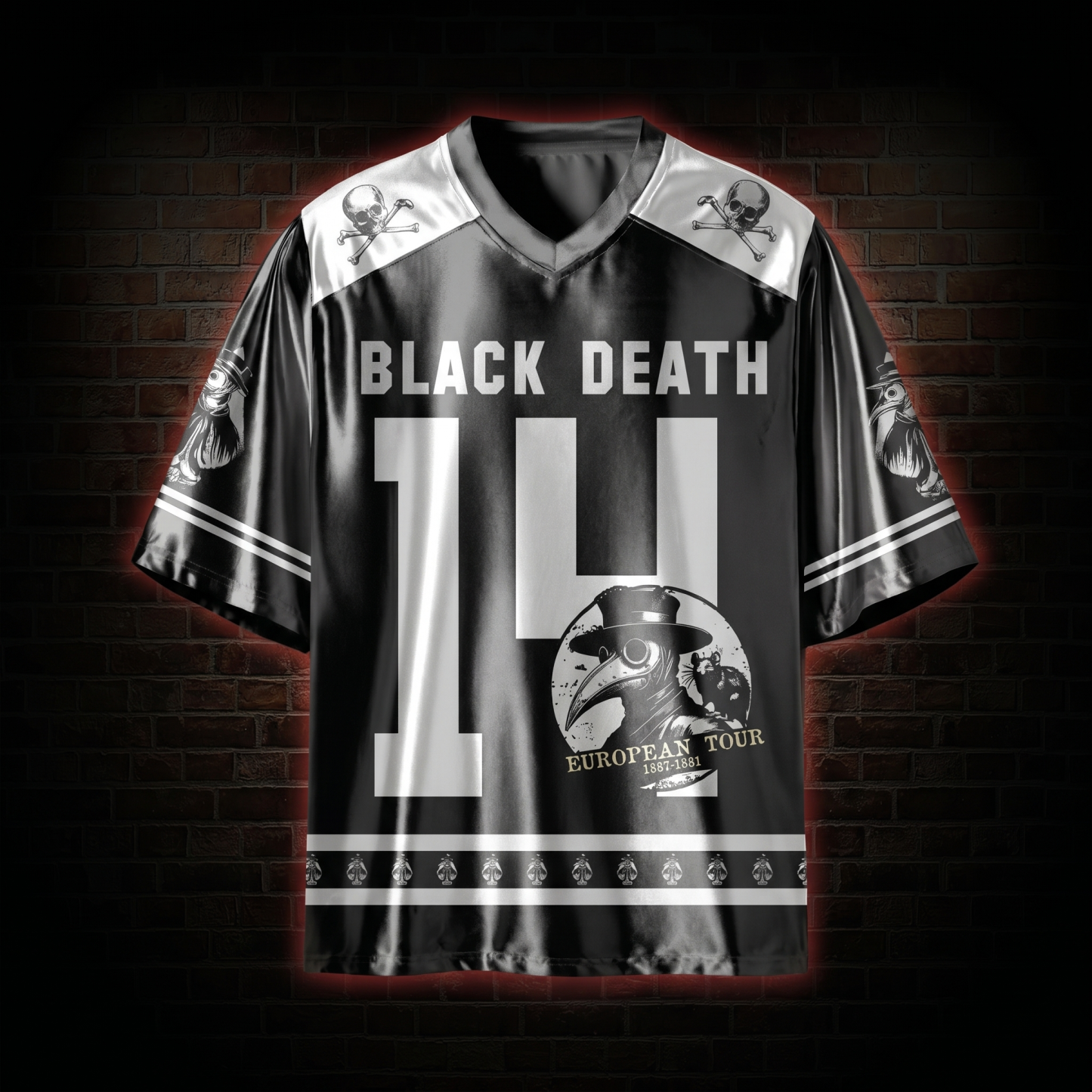 Black Death European Tour Shiny Oversized Jersey