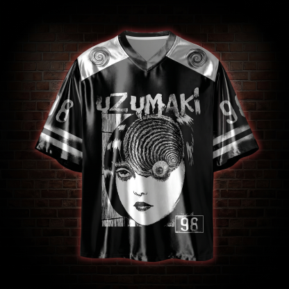 Horror Eyeball Shiny Oversized Jersey