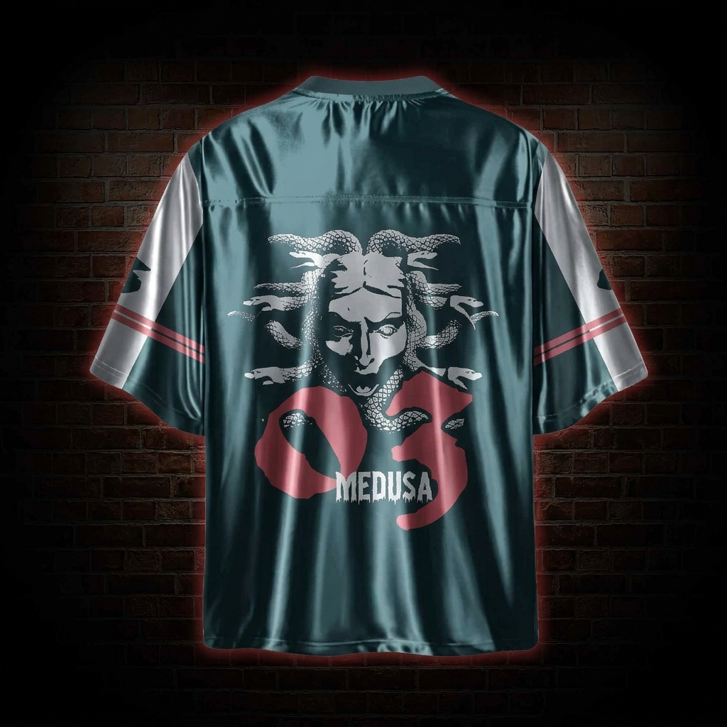 Medusa Shiny Oversized Jersey