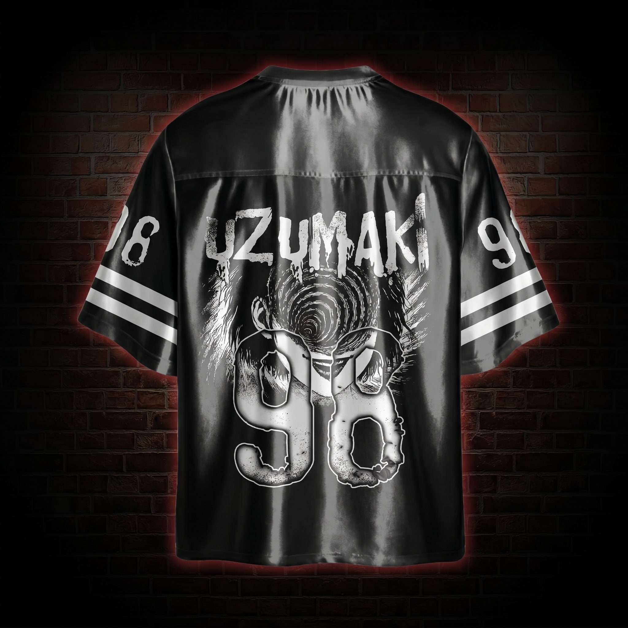 Horror Eyeball Shiny Oversized Jersey
