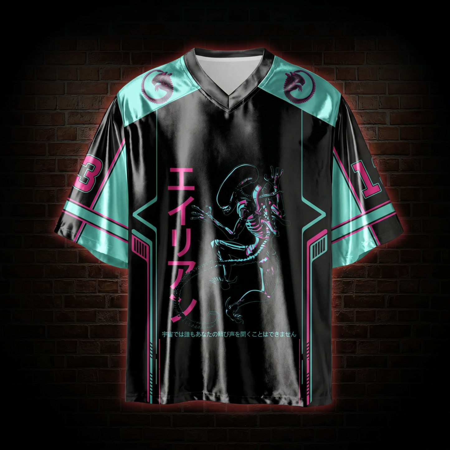Alien Perfect Organism Shiny Oversized Jersey