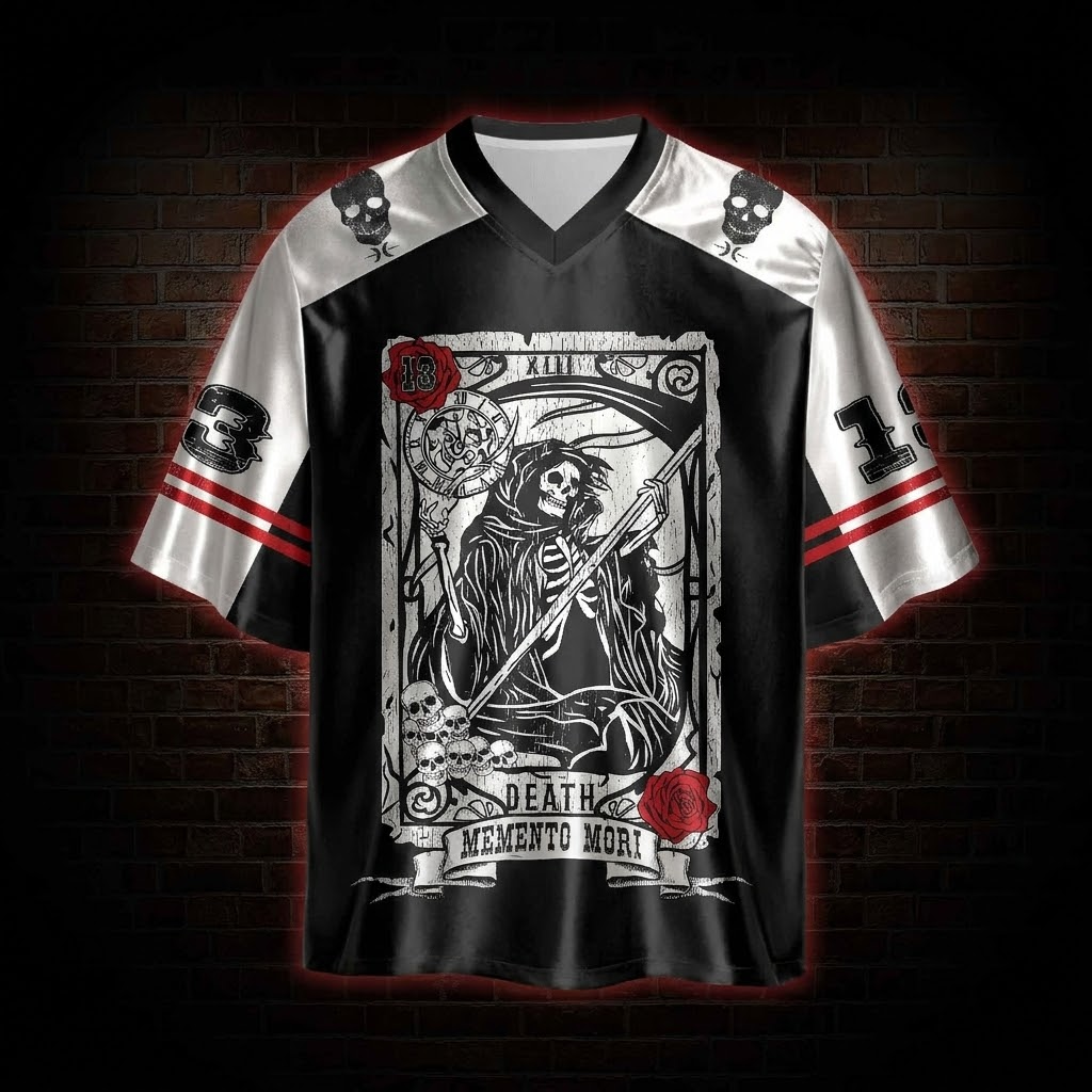 Memento Mori Shiny Oversized Jersey