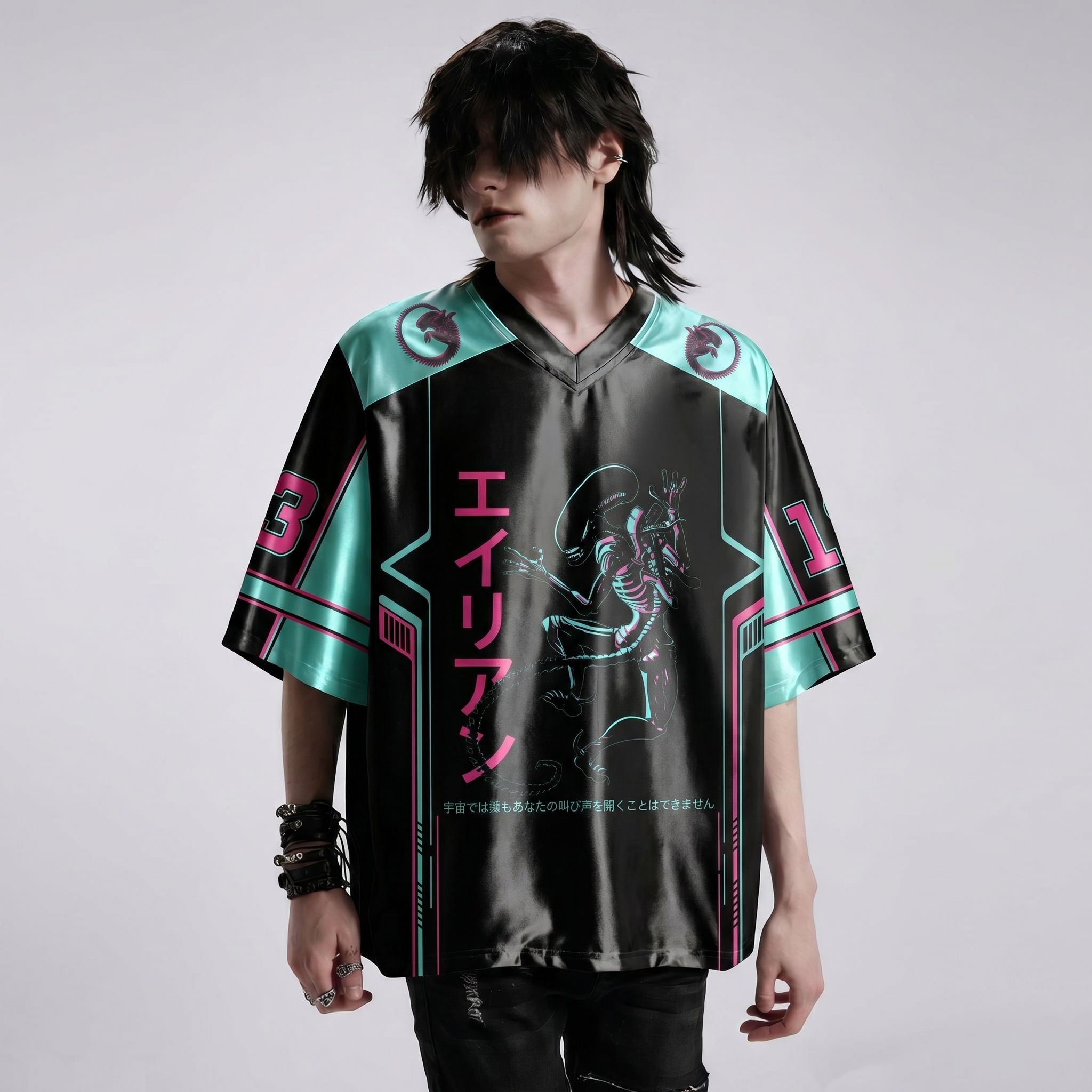 Alien Perfect Organism Shiny Oversized Jersey
