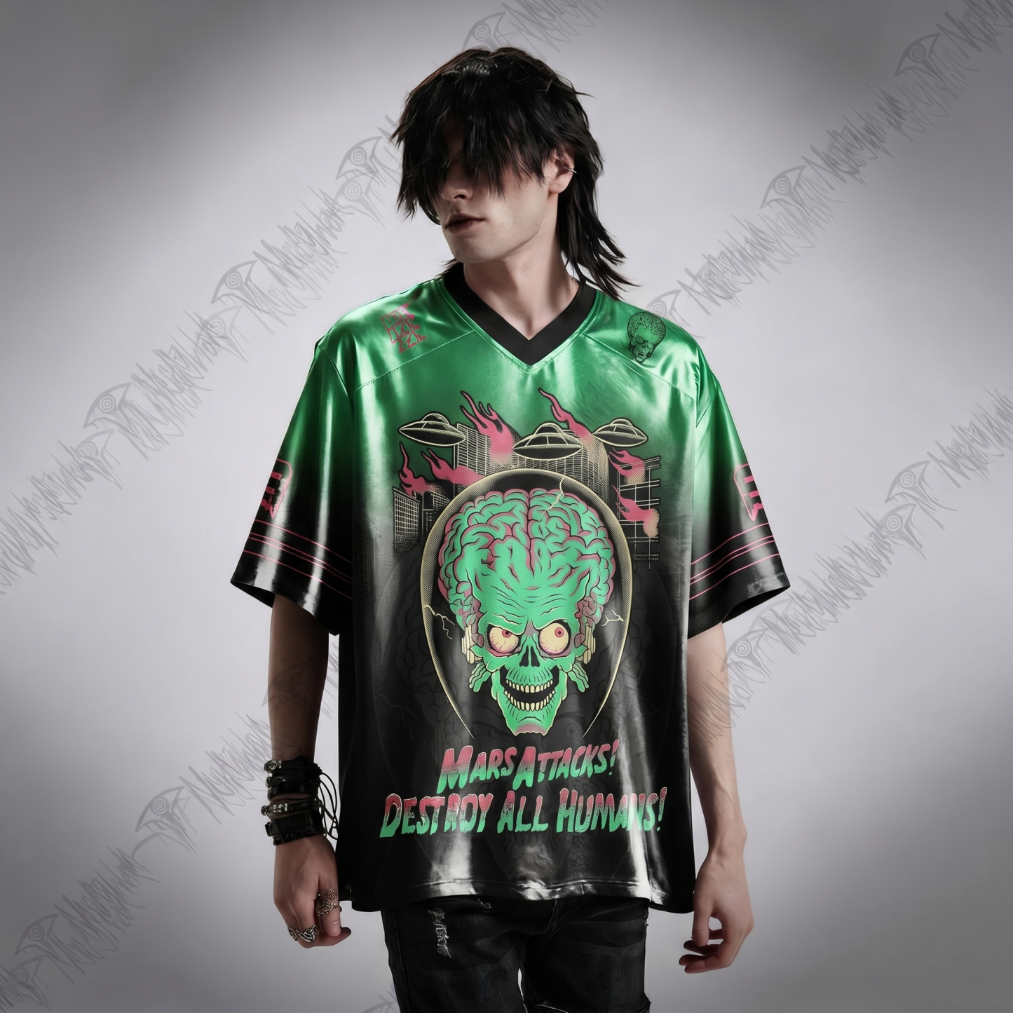 Destroy All Humans! Shiny Oversized Jersey