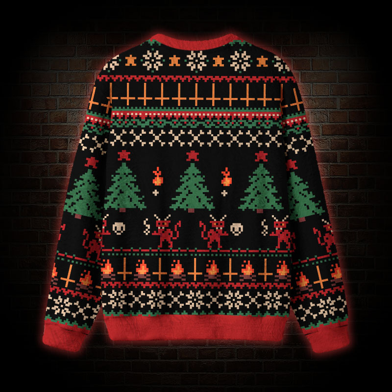 Hail Santa Christmas Ugly Sweatshirts