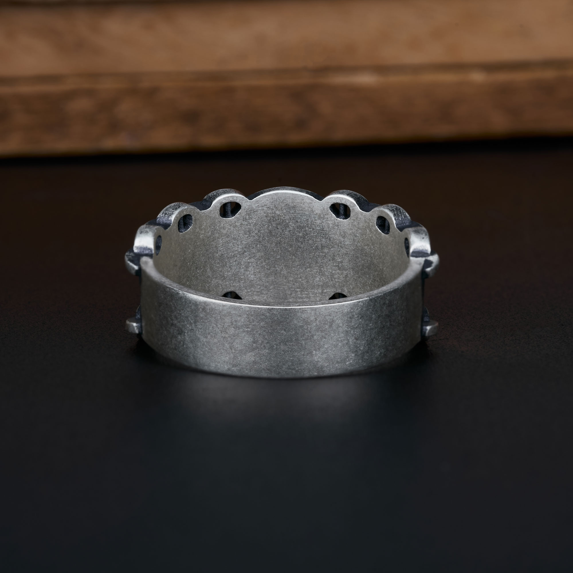 Compass Sterling Silver Ring