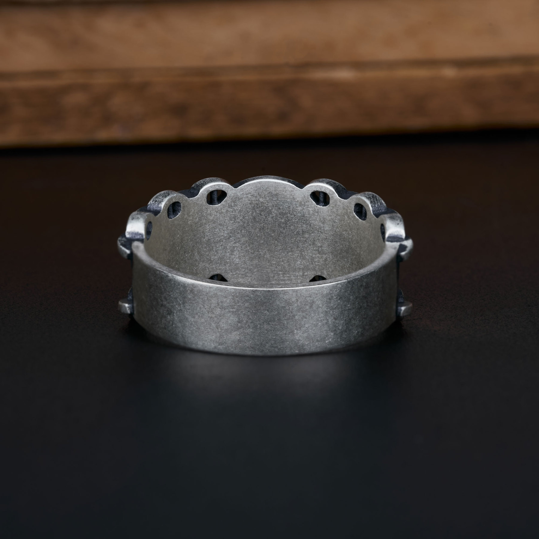 Compass Sterling Silver Ring