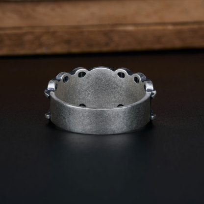 Compass Sterling Silver Ring