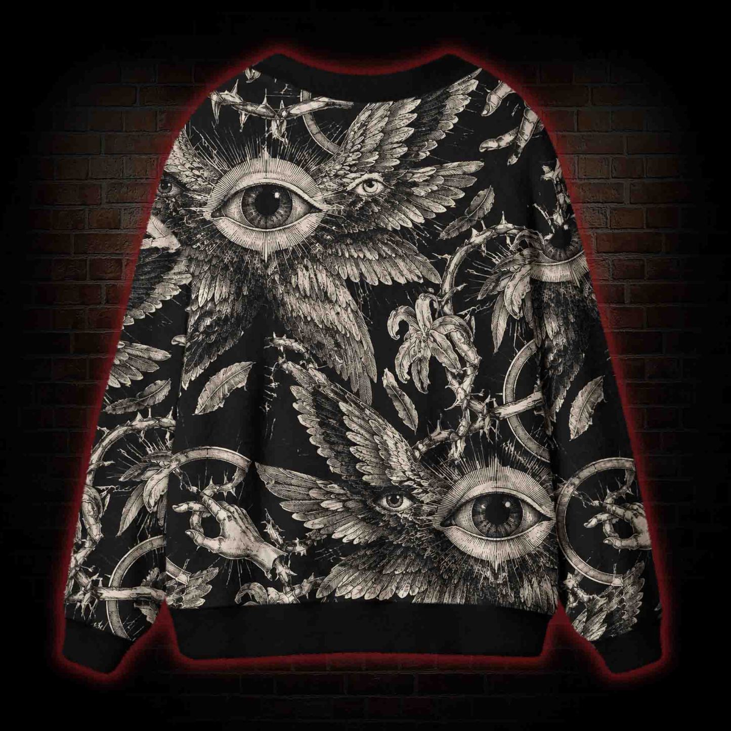 Mystical Eye of All Seeing Cardigan Sweater