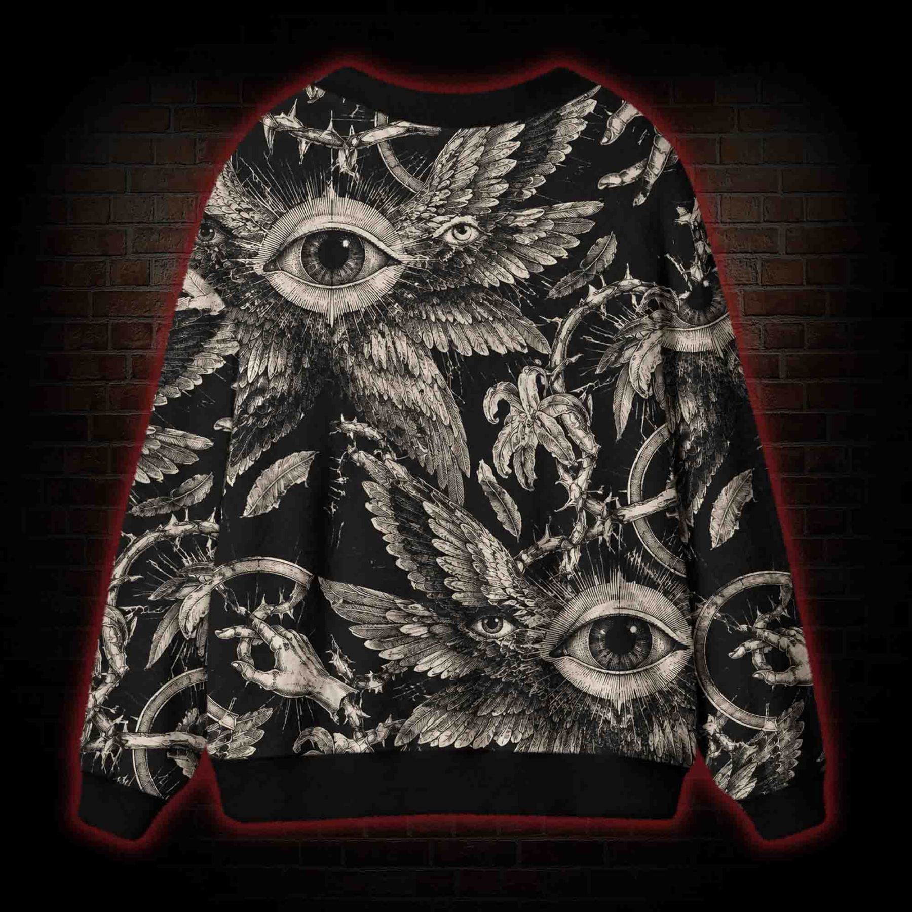 Mystical Eye of All Seeing Cardigan Sweater