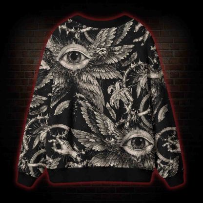 Mystical Eye of All Seeing Cardigan Sweater