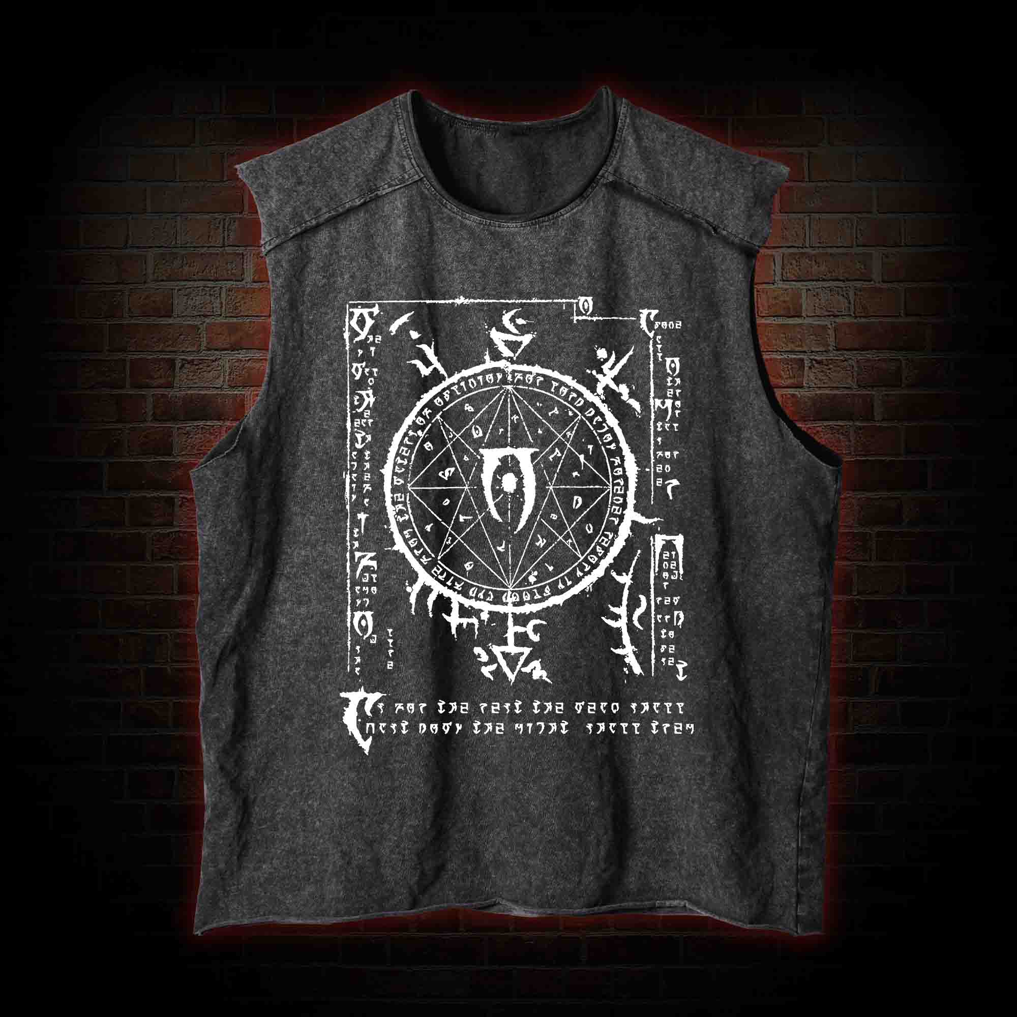 Mysterium Vintage Washed Tank Top