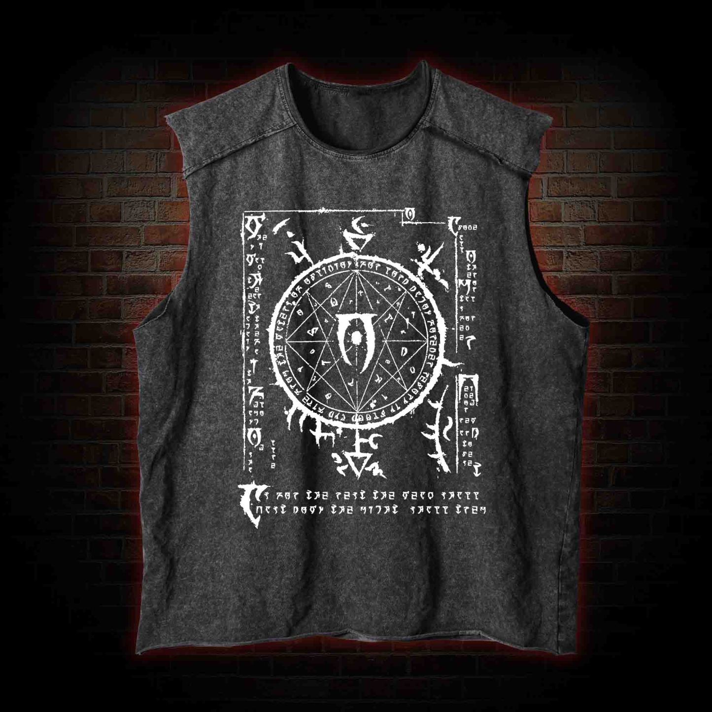 Mysterium Vintage Washed Tank Top
