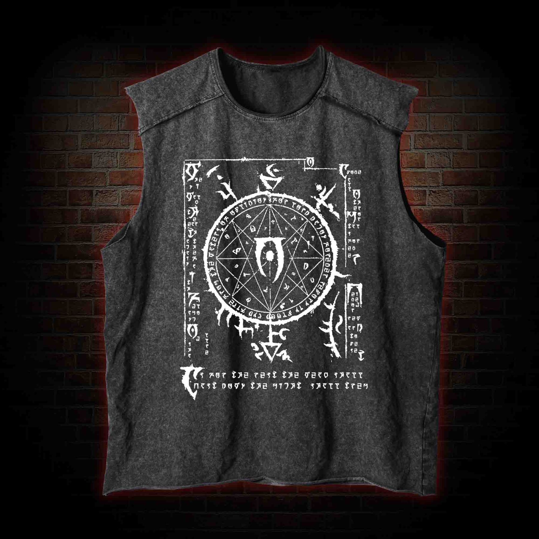 Mysterium Vintage Washed Tank Top