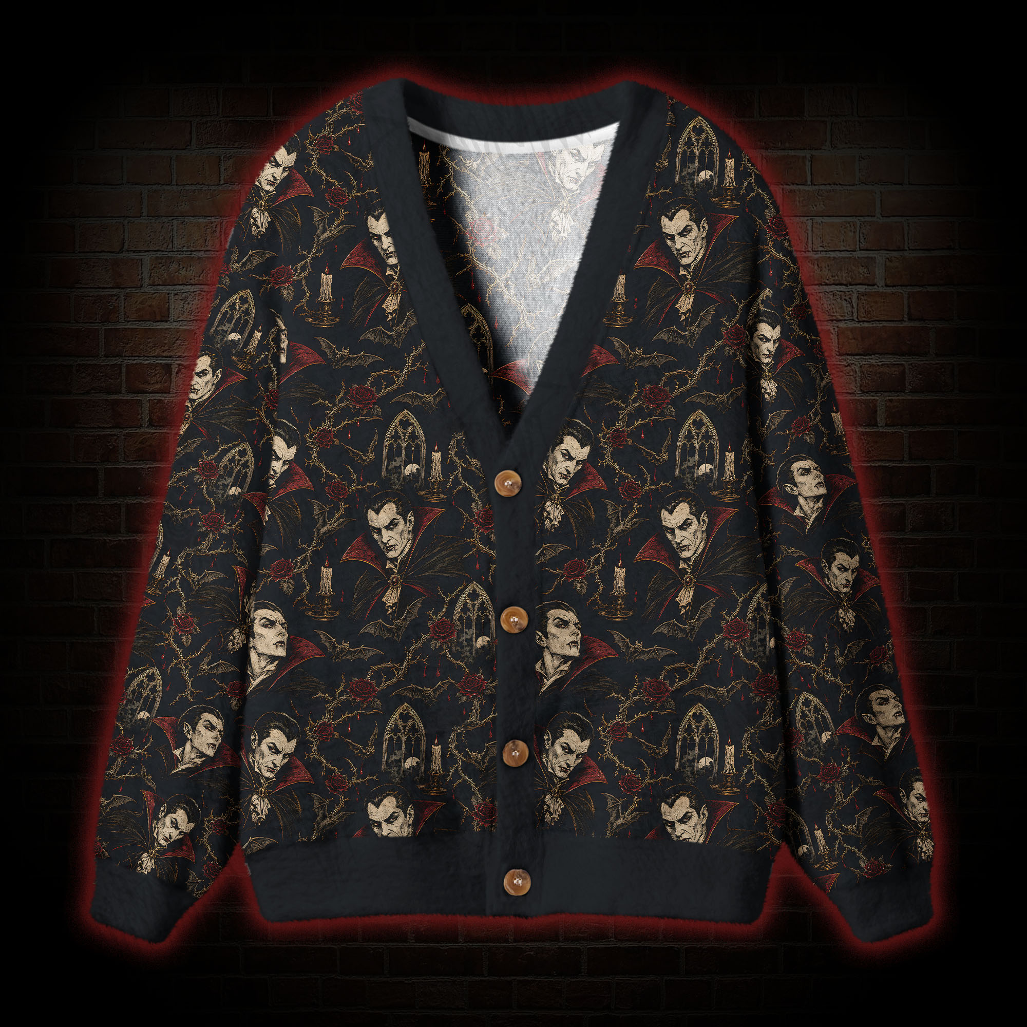 Vampire Lord Cardigan Sweater