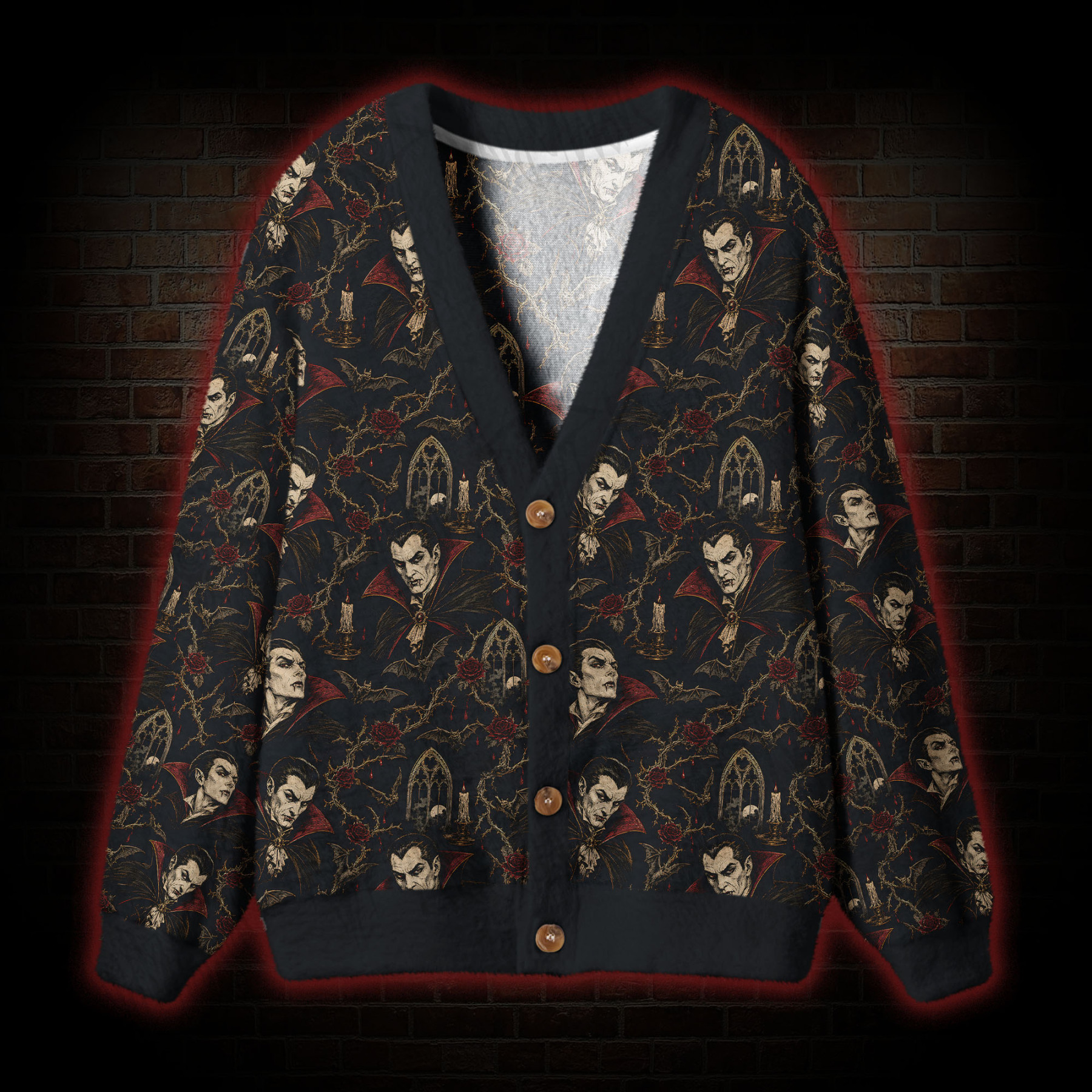 Vampire Lord Cardigan Sweater