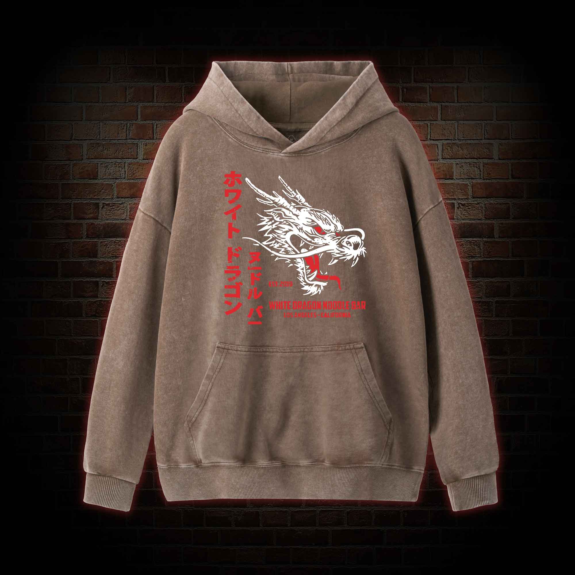 The Noodle Bar Washed Hoodie