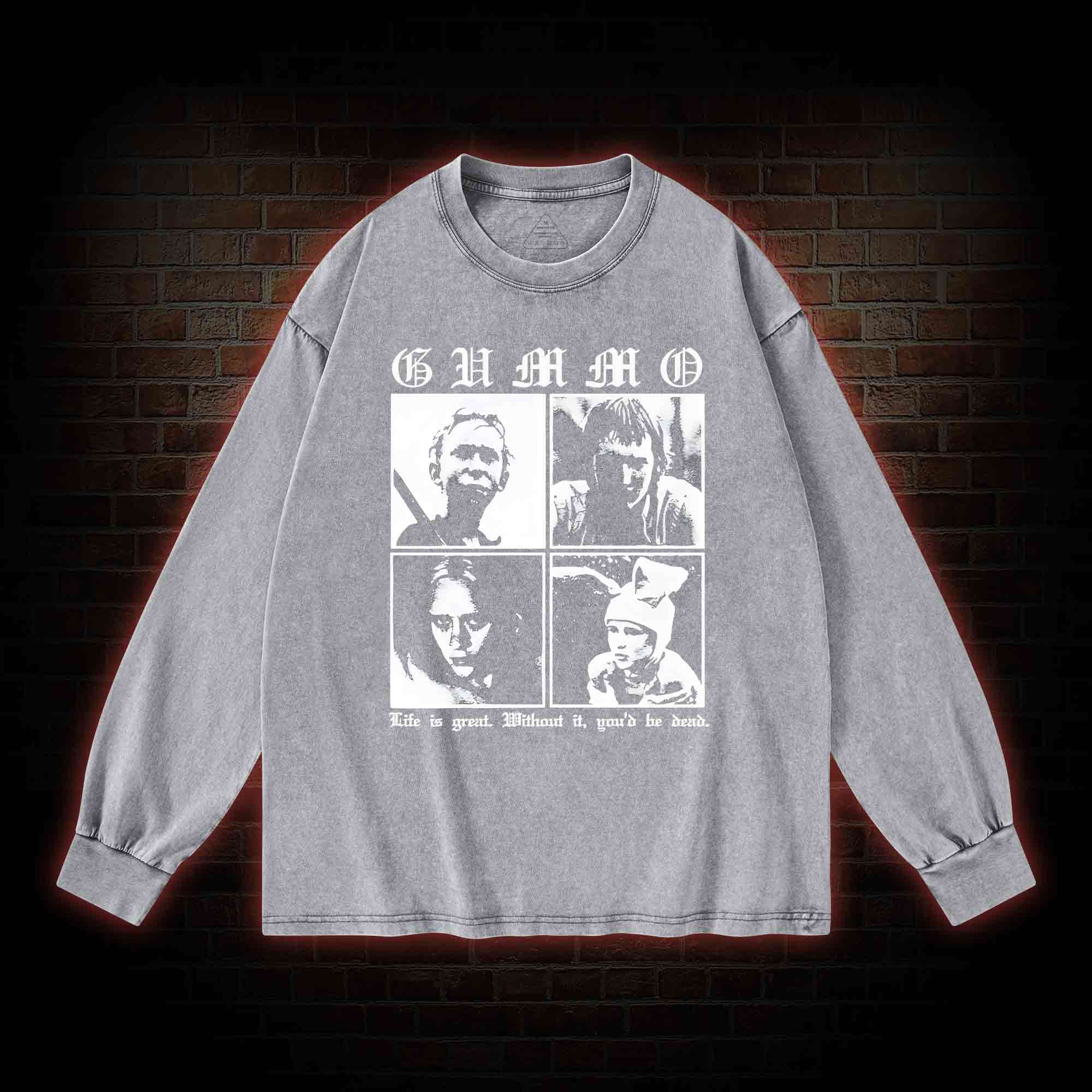 Life is Great Washed Long-Sleeve T-shirt