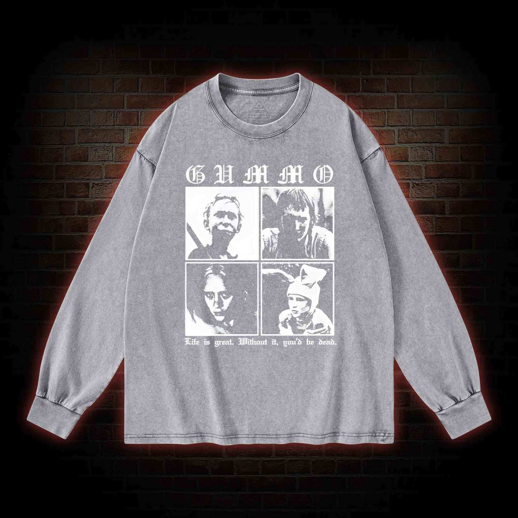 Life is Great Washed Long-Sleeve T-shirt