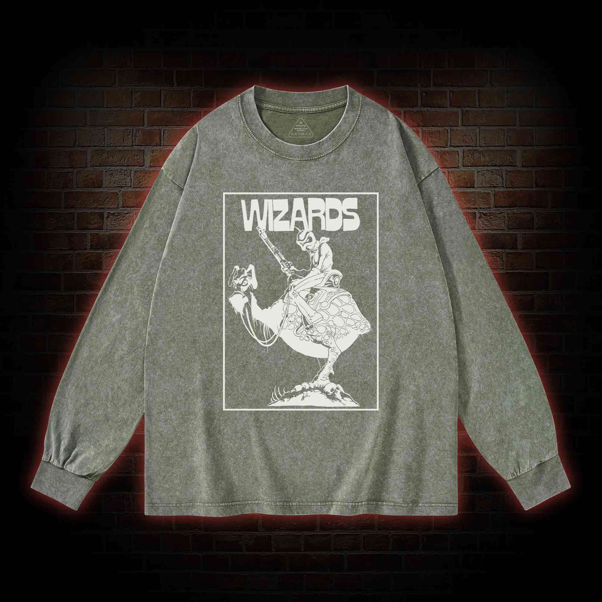 Wizards Washed Long-Sleeve T-shirt