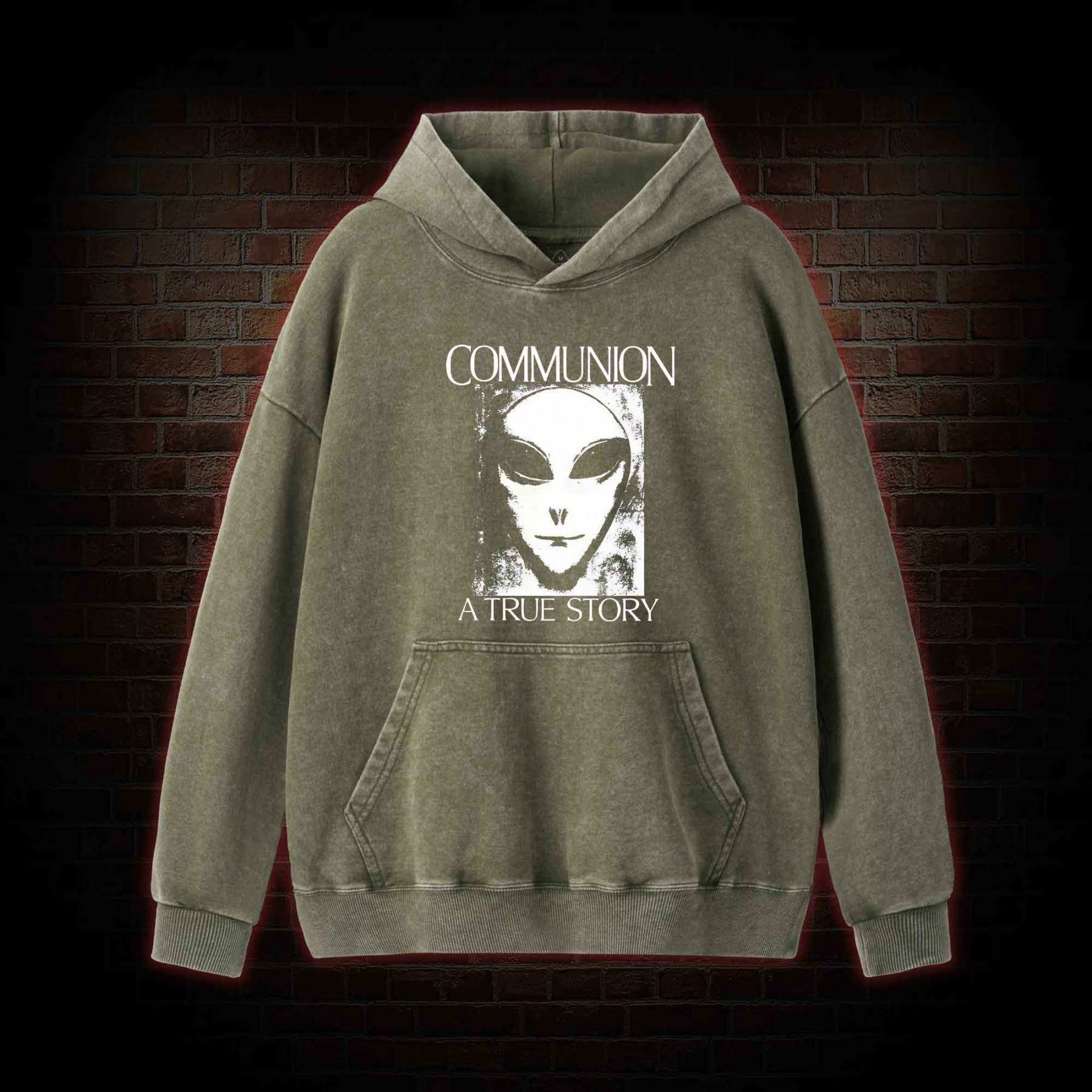 Communion a True Story Washed Hoodie
