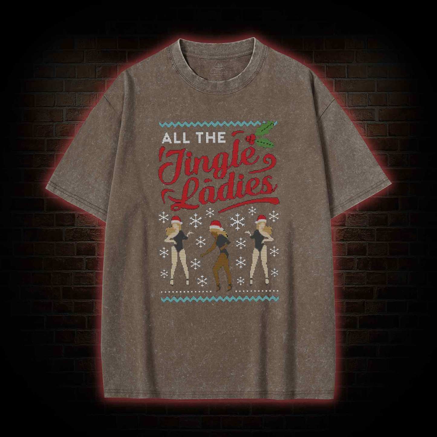 All The Jungle Ladies Washed T-shirt