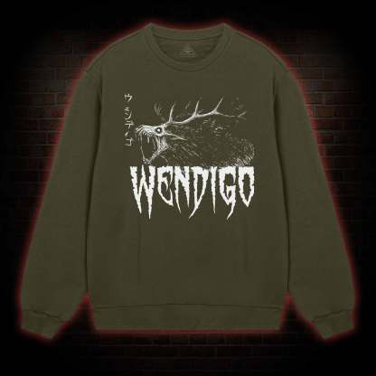 Wendigo Scary Monster Sweatshirt