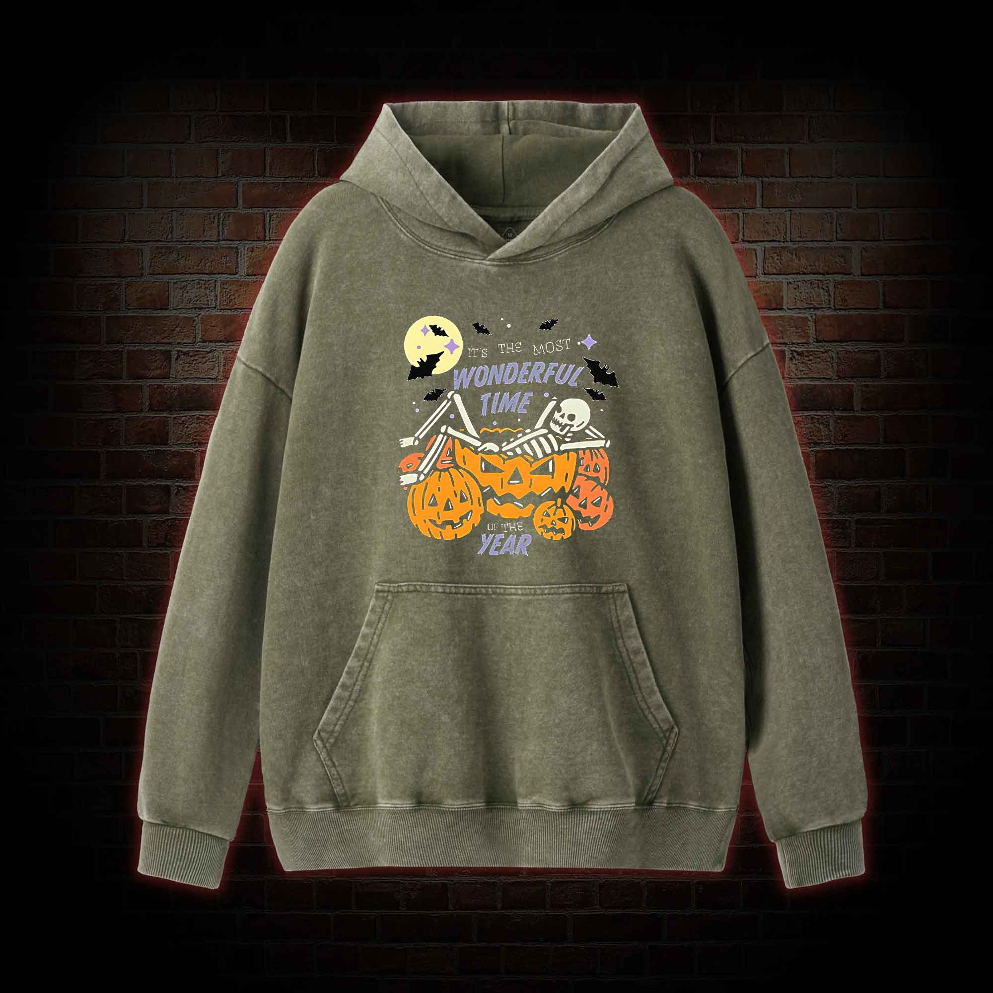 Most Wonderful Time Washed Hoodie