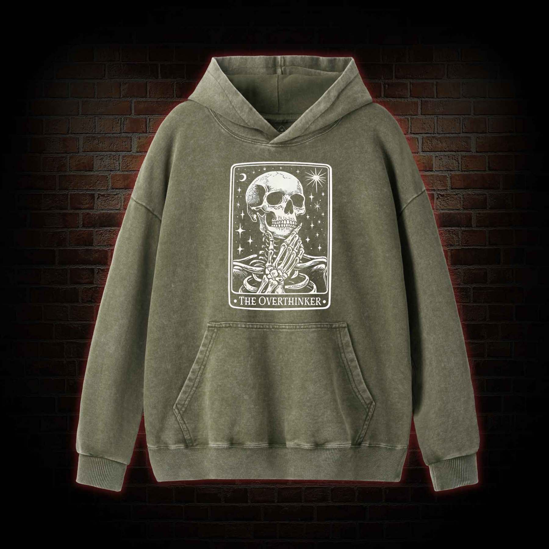 The Overthinker Washed Hoodie