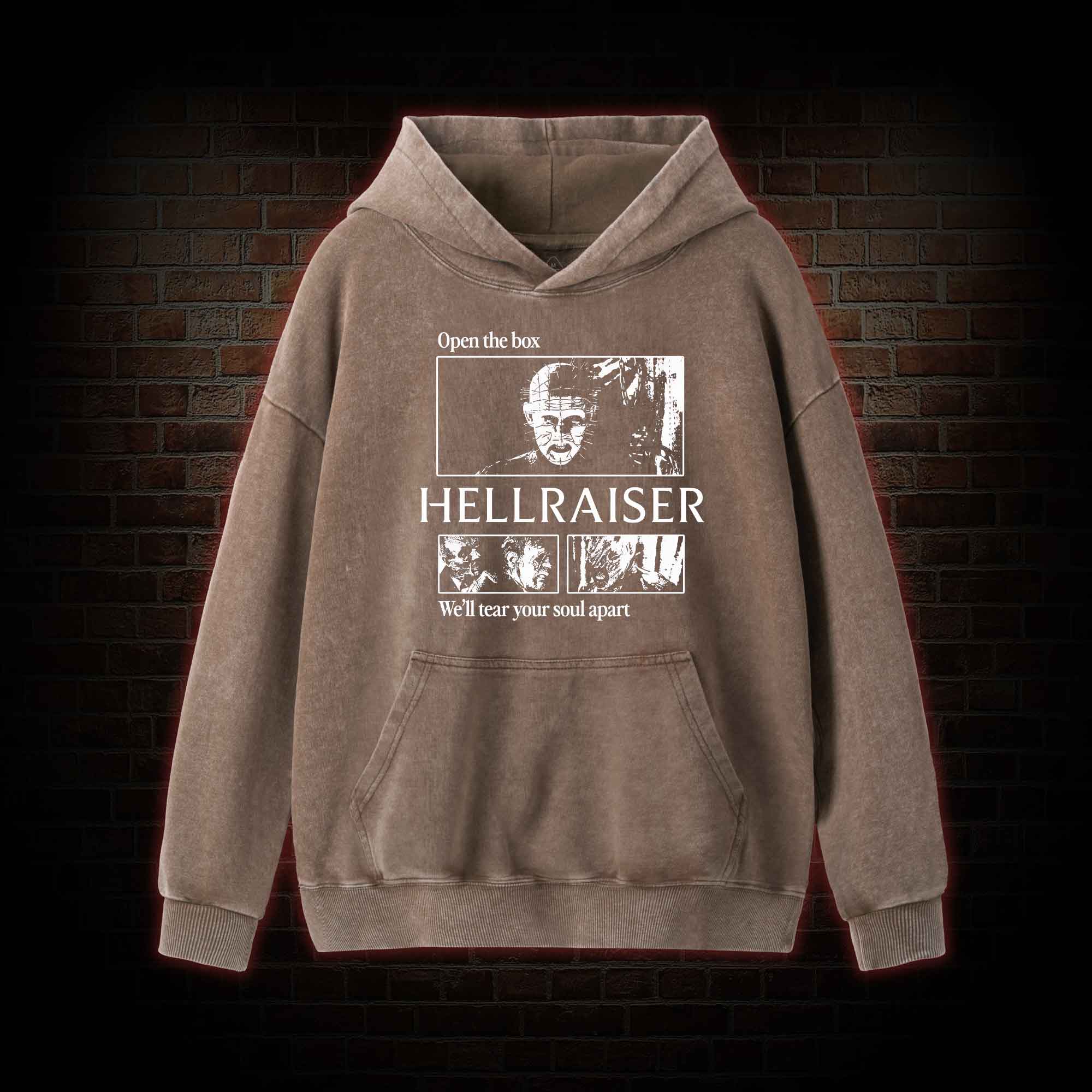 We'll Tear Your Soul Apart Washed Hoodie