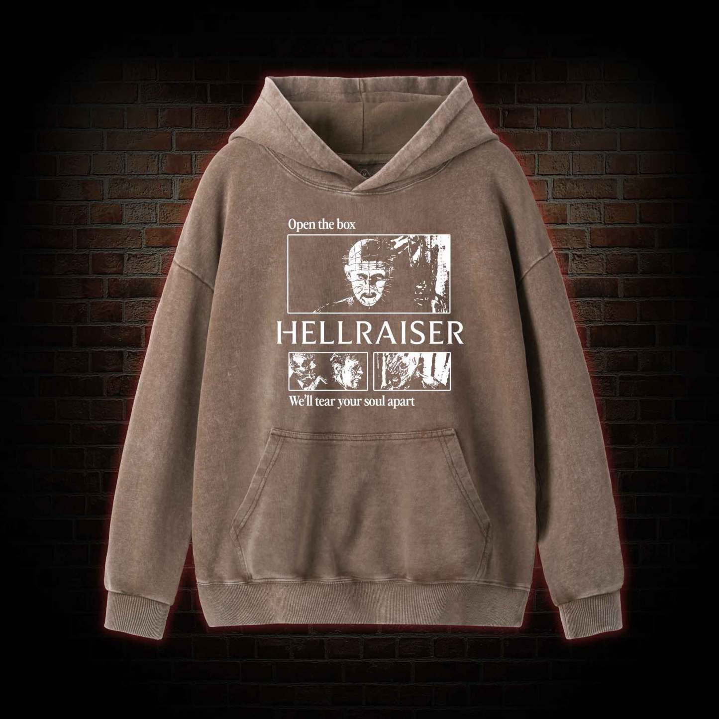 We'll Tear Your Soul Apart Washed Hoodie