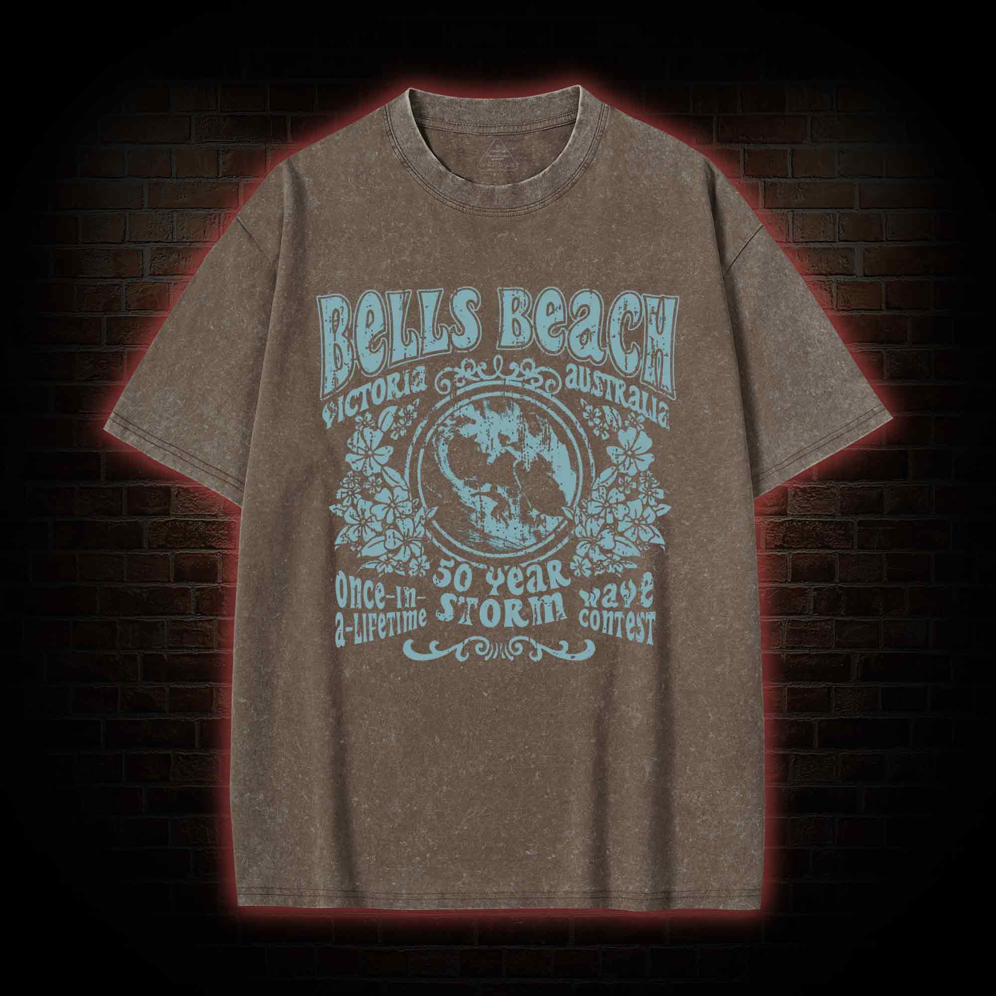 Bells Beach Australia Washed T-shirt