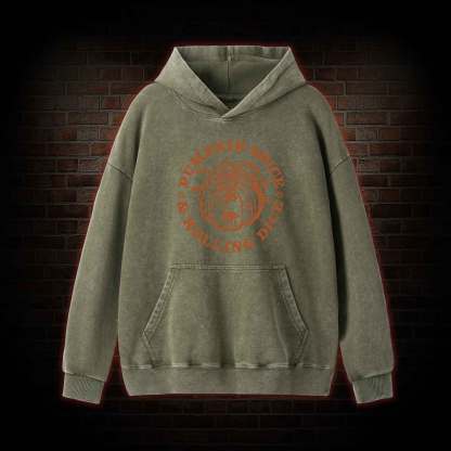 Pumpkin Spice and Rolling Dice Washed Hoodie