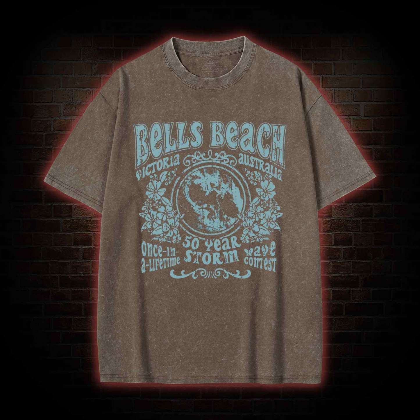 Bells Beach Australia Washed T-shirt
