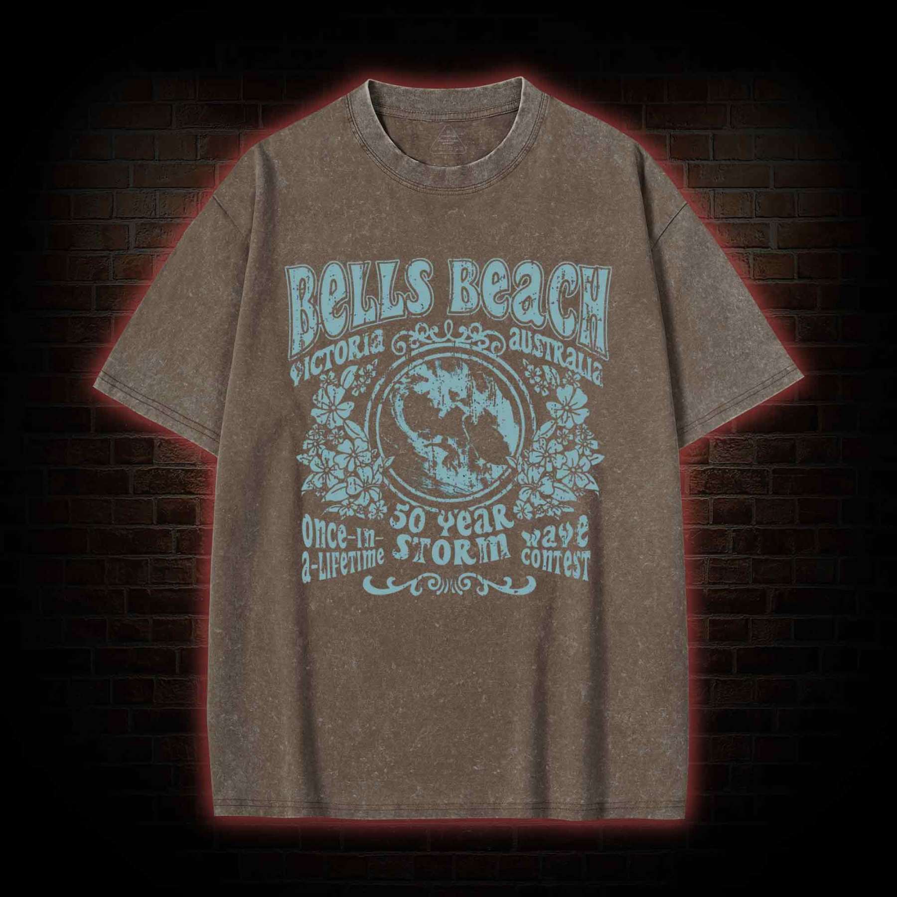 Bells Beach Australia Washed T-shirt