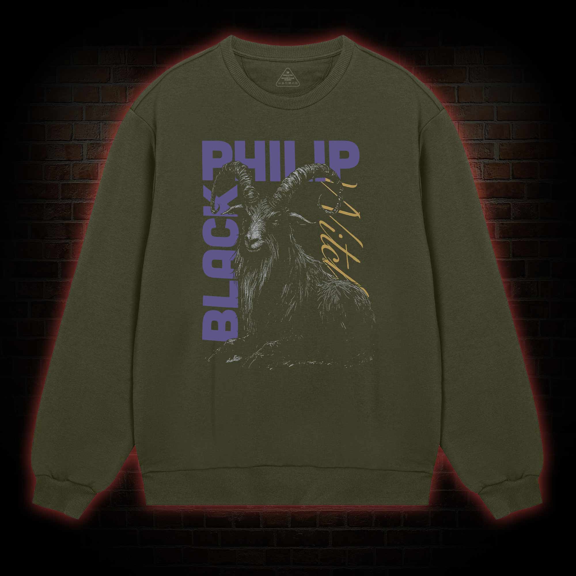 Black Philip Witch Goat Sweatshirt