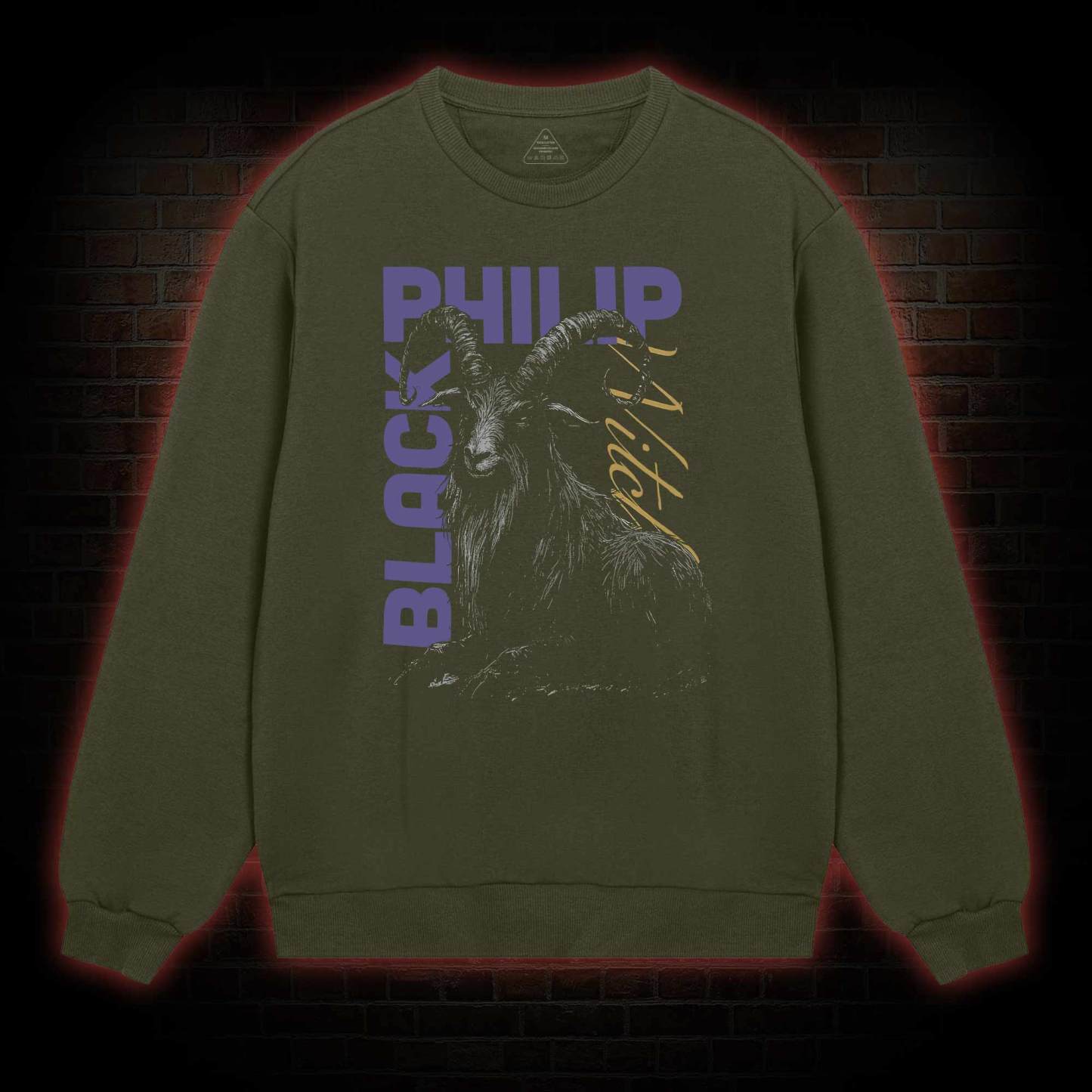 Black Philip Witch Goat Sweatshirt